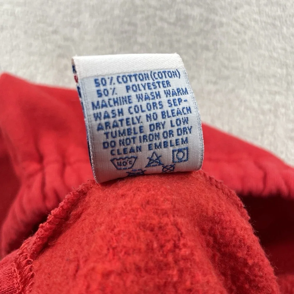 Vintage Russell Athletic Sweatpants Mens Large Red Fleece Retro Made in USA